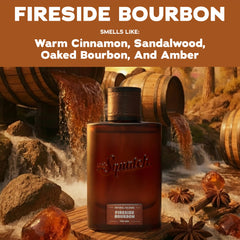 Dr. Squatch Fireside Bourbon bottle in hand showing size and portability benefit