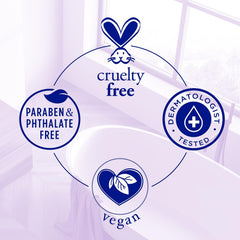 Dr Teal's lotion texture close-up showing creamy hydration
