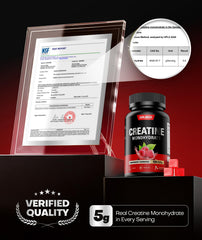 DR.BIO ingredient label close-up showing creatine, taurine, B12, electrolytes
