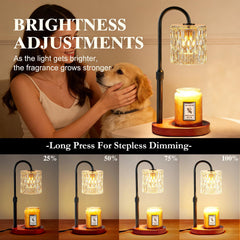 Dreamholder adjustable height demo showing compatibility with different jar sizes