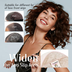 Dreamlover grip band closeup highlighting wide velvet band for non-slip comfort