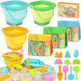 Dreamon front packaging showing the full 30-piece beach set and travel-ready design