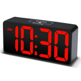 DreamSky clock front display with large digits for easy night viewing and clarity