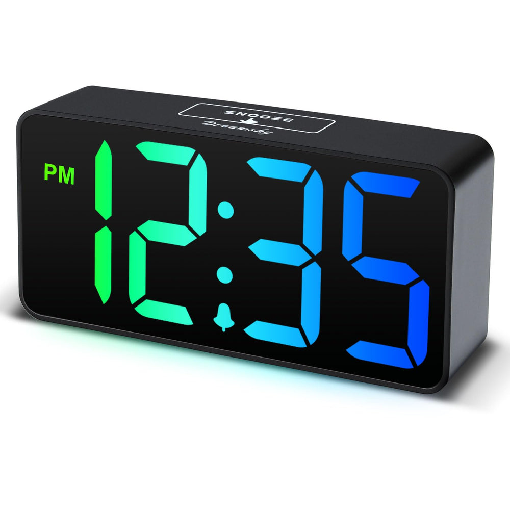 DreamSky front display showing large 2-inch digits and clear time visibility
