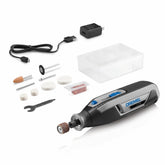Dremel Lite front view showing compact cordless design and portability