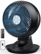 DREO smart fan front view showing sleek design and strong airflow benefit