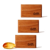 Drift amber refill front packaging showing three wooden scent blocks and pouch benefit fresh cabin