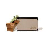 drift front packaging showing teak stone starter kit and benefit of long lasting scent