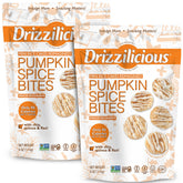Drizzilicious front packaging showing pumpkin spice flavor and benefits