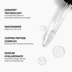 DRMTLGY ceramide ingredient visual highlighting barrier support