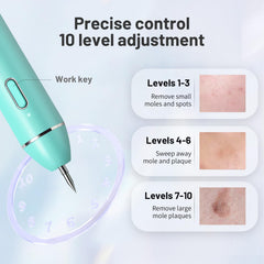 Droqivo wand held in hand to show scale and comfortable grip benefit