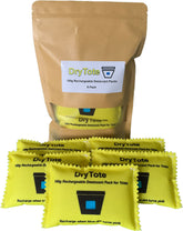 DryTote front packaging showing 5-pack and benefits