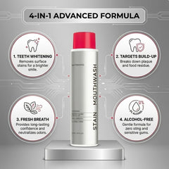 DTMIEAXN label close-up highlighting ingredients and gentle alcohol-free benefit