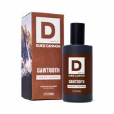 Duke Cannon front bottle showing clean apothecary look and rugged design benefit
