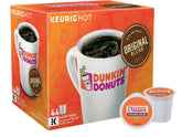 Dunkin' front box view showing 44-count packaging and easy storage benefits