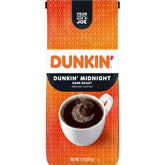 Dunkin' pack front showing bold dark-roast branding and convenience