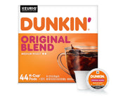 Dunkin' front packaging showing box and brand, convenient grab-and-go benefit