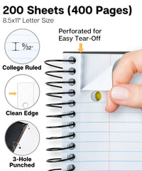 Dunwell pocket divider holding handouts and loose sheets securely