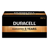 Duracell CopperTop front packaging showing 12-count and reliability benefit