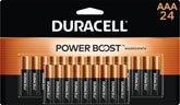 Duracell Coppertop AAA front packaging showing count and shelf-life benefit