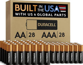 Duracell Coppertop front packaging showing mixed AA and AAA and organized storage benefit