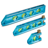 DURATECH front view of three-level set showing sizes and packaging, compact portability