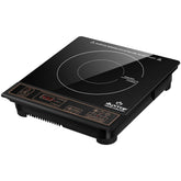 duxtop front view showing gold 8100MC cooktop and compact design benefit