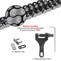 DYCTAHO dyc 420 chain close-up of links illustrating durable construction