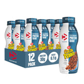 Dymatize Cocoa Pebbles front packaging showcasing protein content and flavor