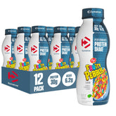 Dymatize Fruity Pebbles front packaging showing bold branding and serving info