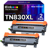 E-Z Ink front packaging showing two TN830XL cartridges and benefits