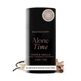 Each & Every front packaging cedar and vanilla shows scent and benefit