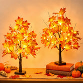 EAMBRITE front view of 22-inch maple tree adding warm fall decor