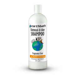 earthbath front label showing product name and benefits