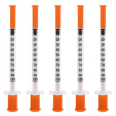 EassYring front packaging pack of 100 showing sealed syringes and caps, convenient storage benefit