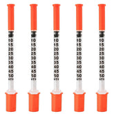 EassYring front packaging pack of 100 syringes showing brand and count, convenient storage