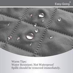 Easy-Going foam pipes tucked in sofa crease for improved anti-slip stability