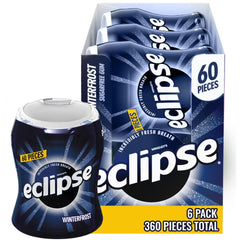 eclipse bottle front showing label and 60-piece count for easy identification and freshness