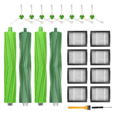 ECOMAID front packaging showing full Roomba accessory kit and included parts benefit