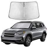 EcoNour front view showing exact fit for Honda CR-V windshield and full coverage benefit