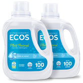 ECOS bottle front view showing Free & Clear label and benefits