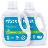 ECOS front label showing lemongrass scent and vegan benefits