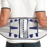 EGJoey front view of lumbar support belt showing secure fit and comfort