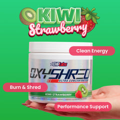 EHP Labs OxyShred scoop measuring a serving for accurate dosing benefit