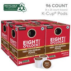 Eight O'Clock Coffee K-Cup top view highlighting easy single-serve brewing convenience