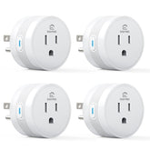EIGHTREE smart plug front view showing compact outlet and easy access benefits