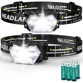 Eirnvop front view of dual headlamps showing compact design and bright beam