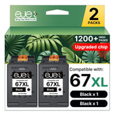 ejet 67XL front packaging showing product name and compatibility benefits