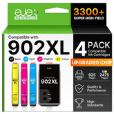 ejet packaging front view showing combo pack and easy identification benefit