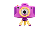 eKids front view of Toy Story 5 camera showing colorful design and easy use
